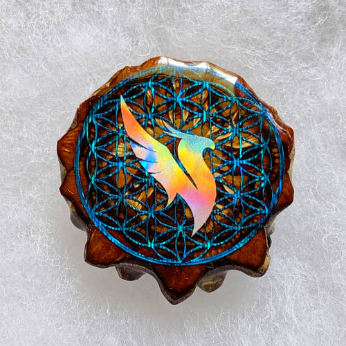 Illenium over flower of life