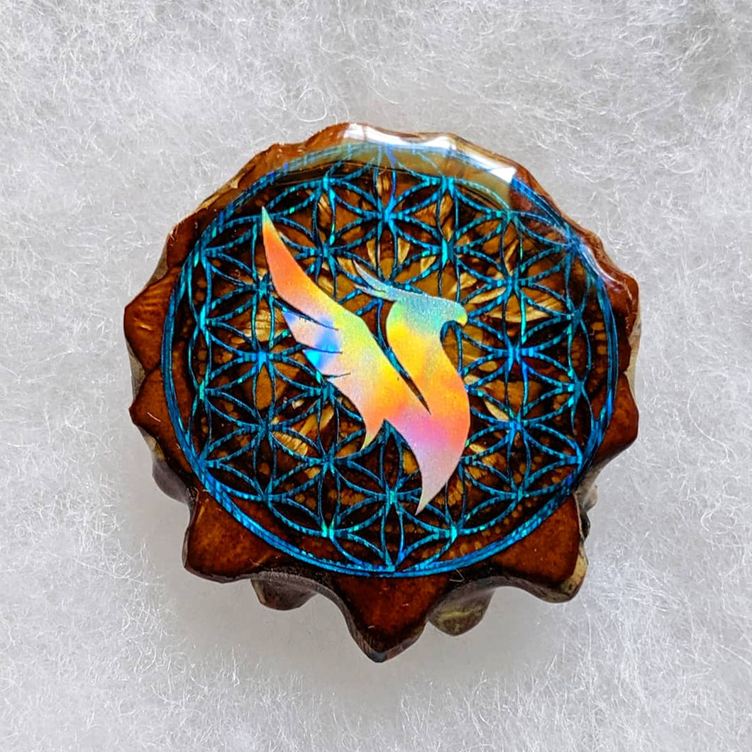 Illenium over flower of life