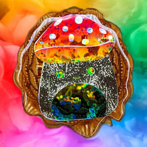 Rainbow mushroom squish