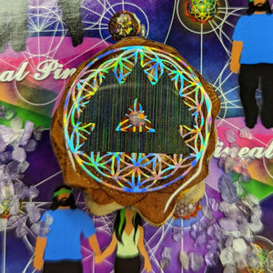Wakaan flower of life with opal blackout